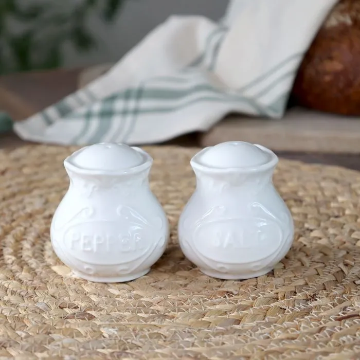 [CA63009301] Set Sal y Pimienta Porcelana Provence
