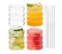 SET 4  VASOS BOROSILICATO