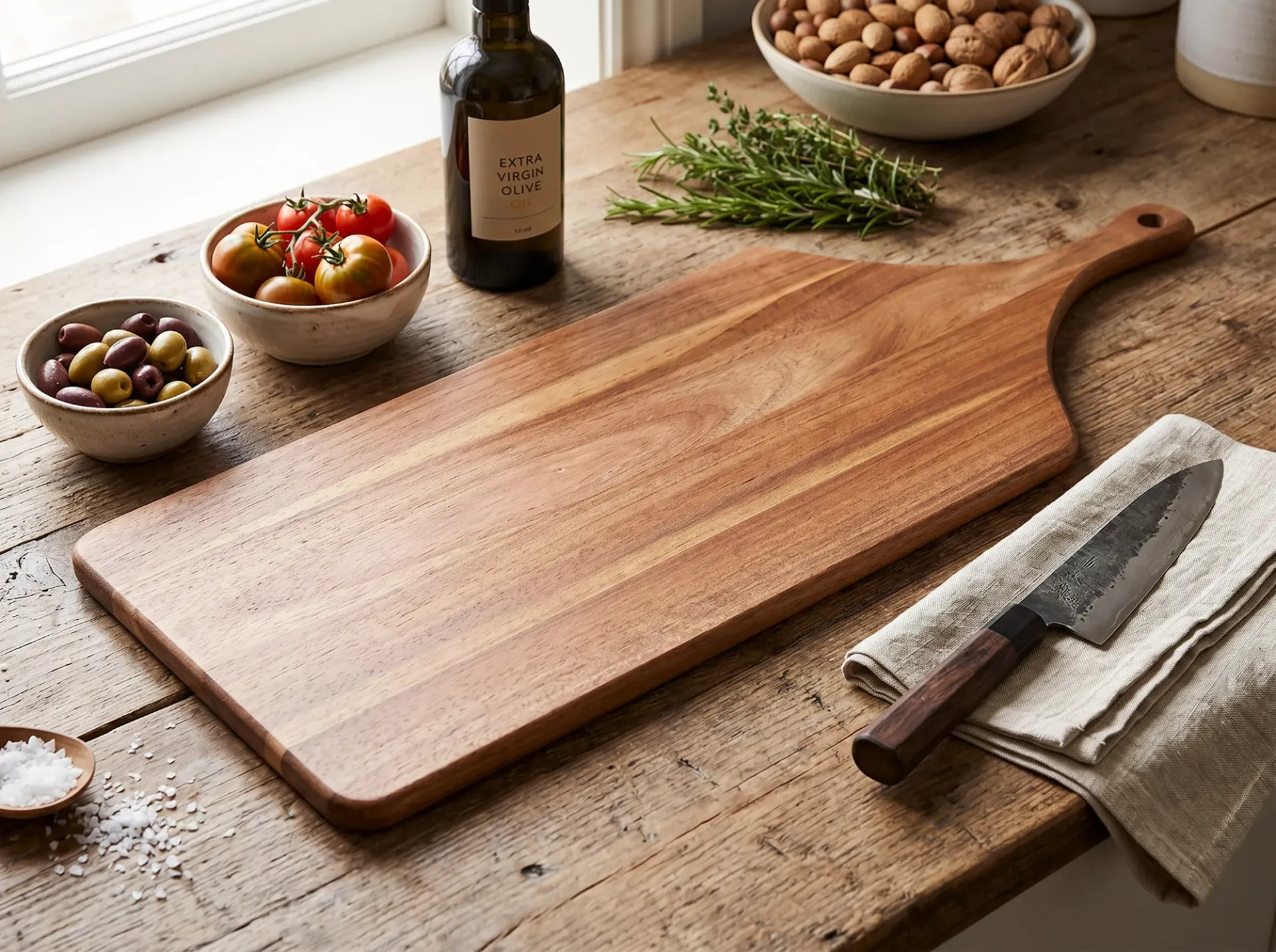 TABLA CORTAR ACACIA NATURAL