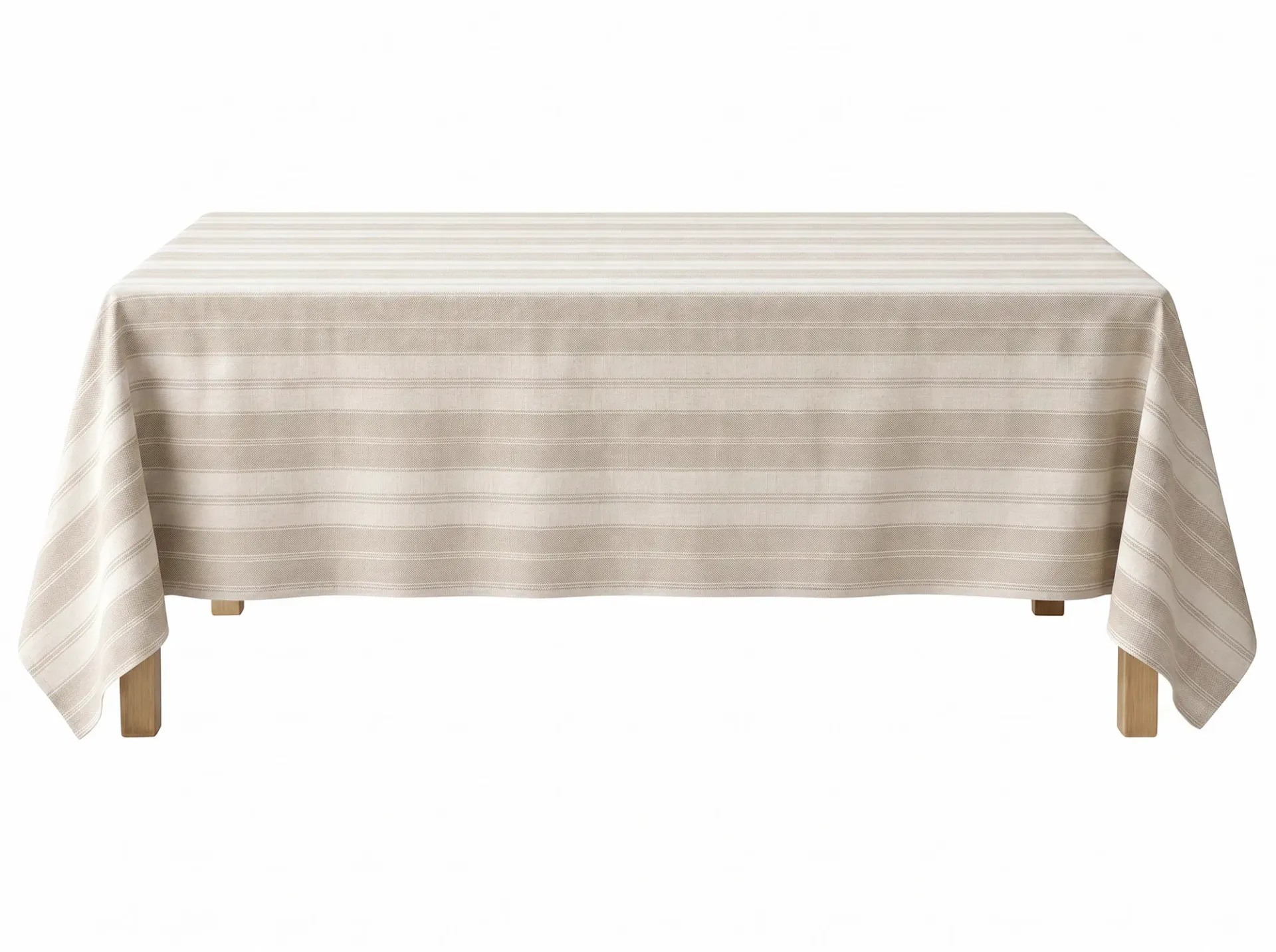 MANTEL ANTIMANCHAS RAYAS ALGODÓN RECICLADO 135X250