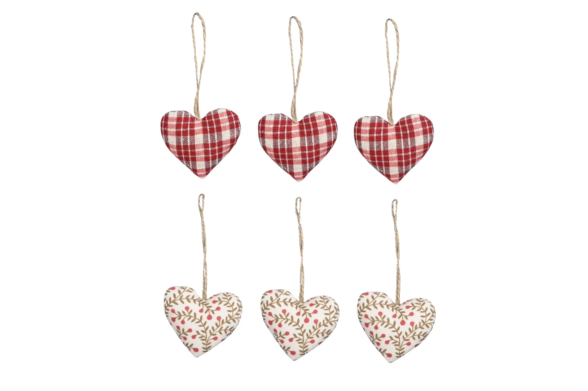 Corazón para colgar, set de 6