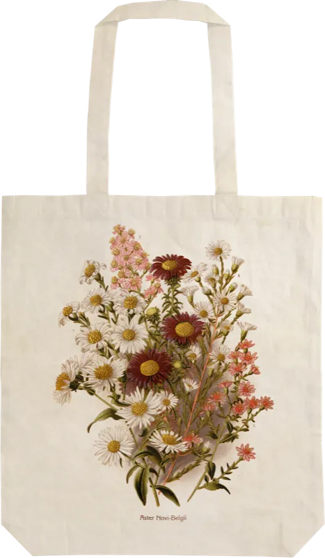 Tote bag algodón eco Flores Silvestres
