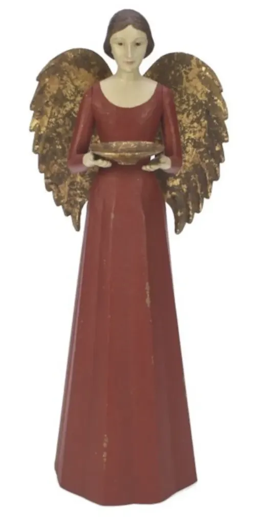 Angel portavela rojo