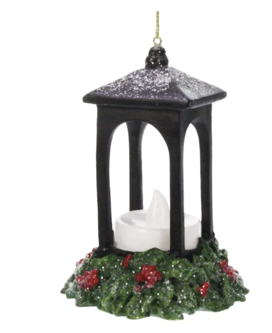 Adorno colgar farolillo (incl LED) 7x7x11cm