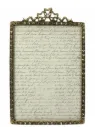 Portavela Rectangular Oro antiguo13x21x2cm