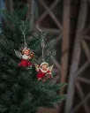 Adorno Angelito metal Navidad