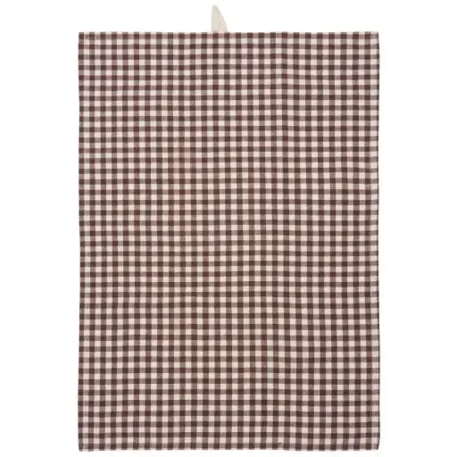 [4181] Paño vichy marron oscuro