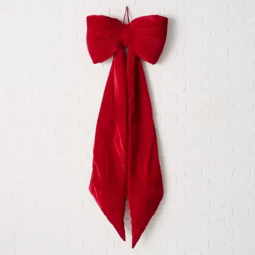 [2069678] Lazo Largo Terciopelo Rojo 162,00 cm, 