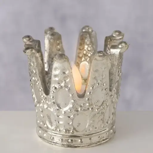 [2060356] Portavela Corona cristal 