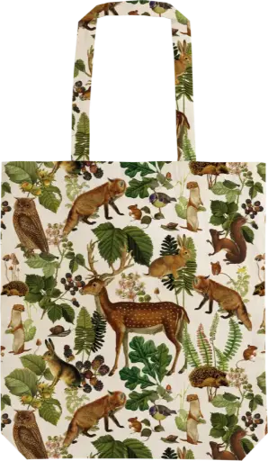 [stbag78] Tote bag algodón eco Bosque