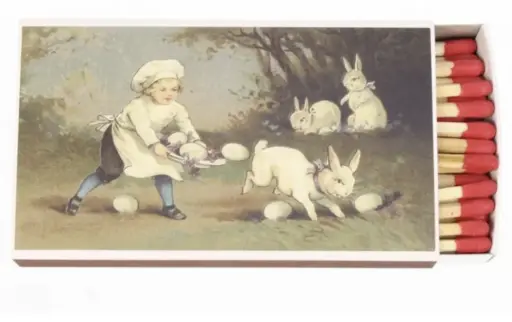 [33L129] Cerillas niños vintage11x6,5x2cm