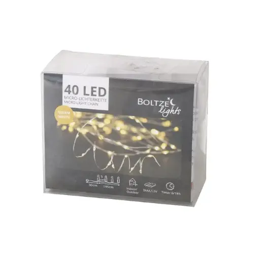 [4252] Luces Led 4 Metros con Timmer